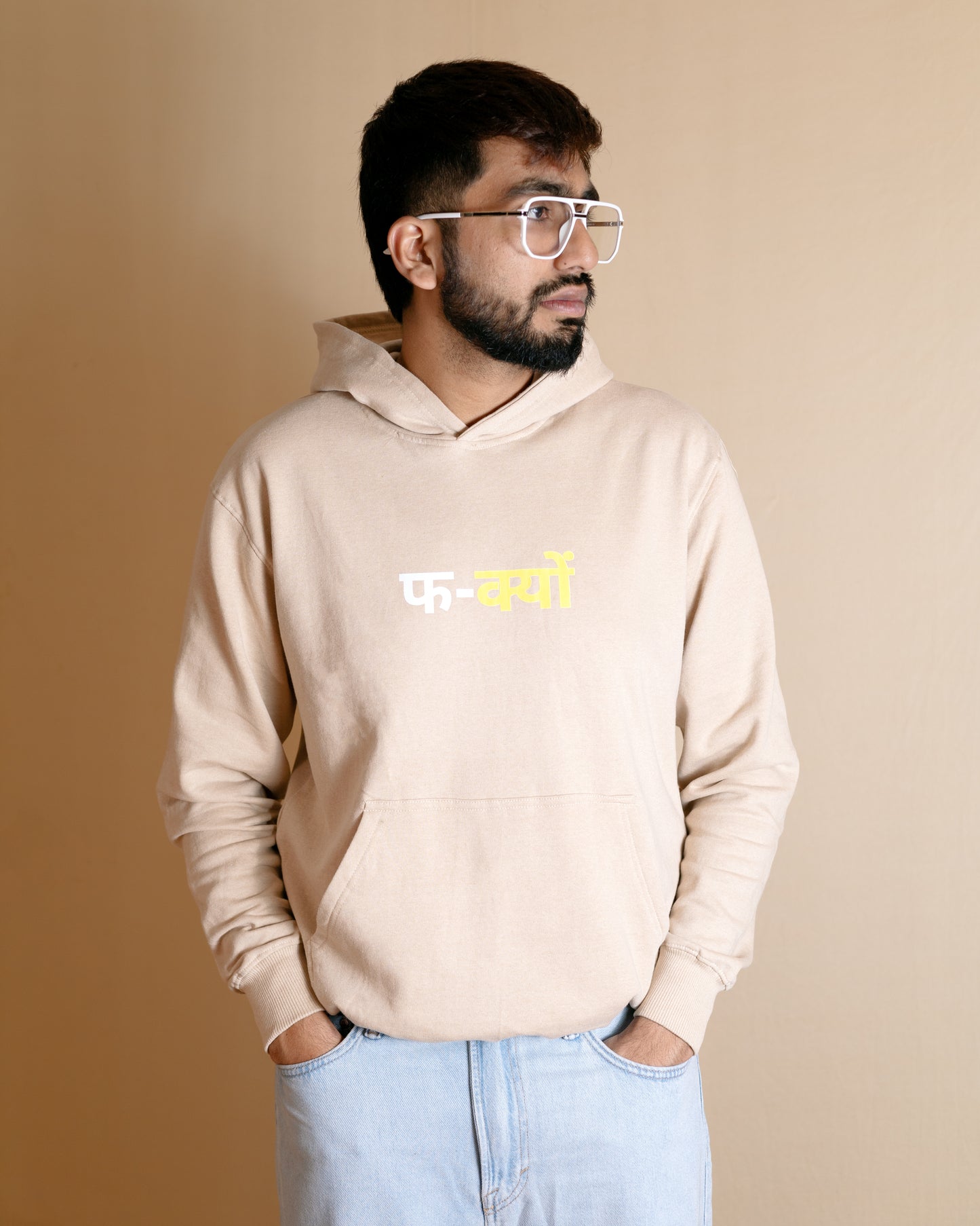 HINDI-FULL SLEEVES GRAPHIC PRINTED HOODIES FOR MEN & WOMEN