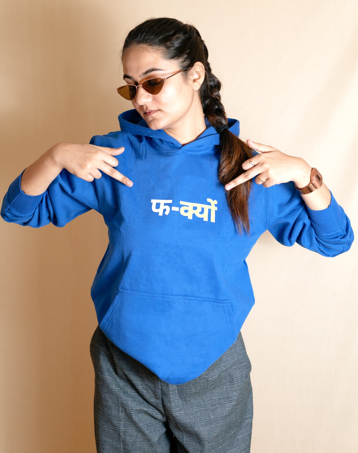 फ-क्यों FULL SLEEVE GRAPHICS PRINTED HOODIE FOR MEN & WOMEN