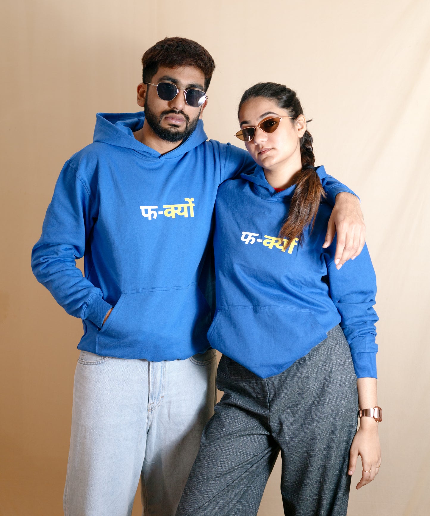 फ-क्यों FULL SLEEVE GRAPHICS PRINTED HOODIE FOR MEN & WOMEN