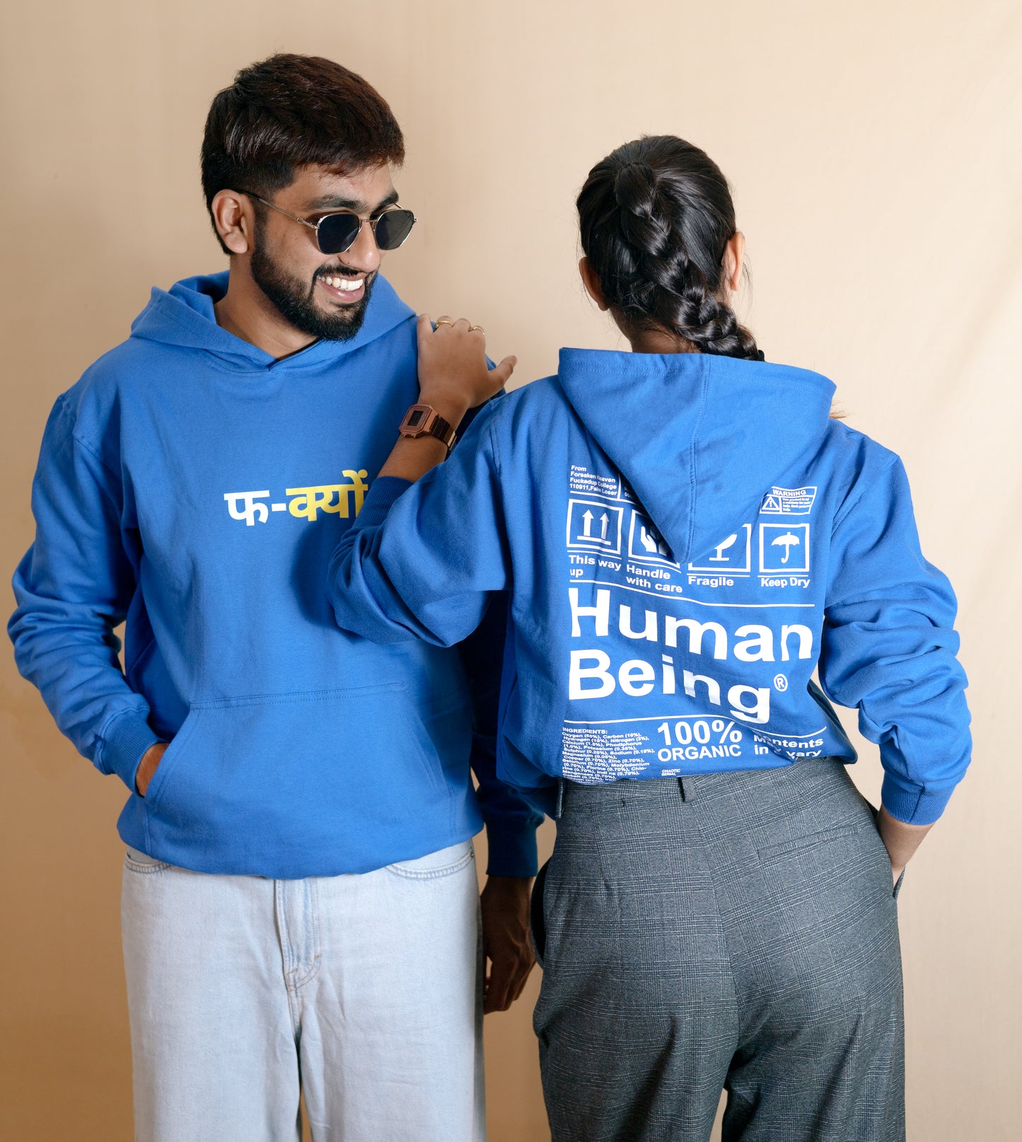 फ-क्यों FULL SLEEVE GRAPHICS PRINTED HOODIE FOR MEN & WOMEN