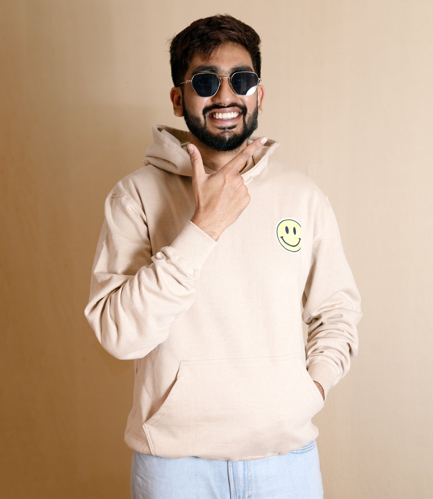 SMILEY-FULL SLEEVES GRAPHIC PRINTED HOODIES FOR MEN & WOMEN