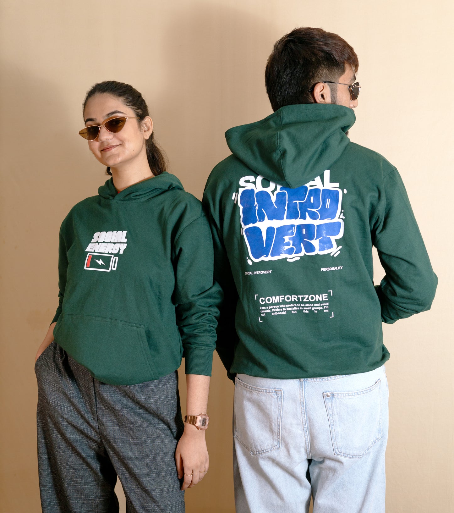 SOCIAL ENERGY-FULL SLEEVES HOODIES FOR MEN & WOMEN