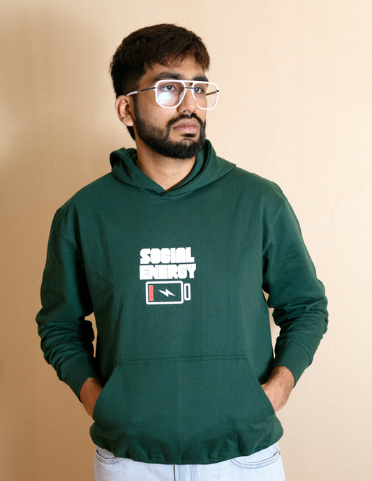 SOCIAL ENERGY-FULL SLEEVES HOODIES FOR MEN & WOMEN