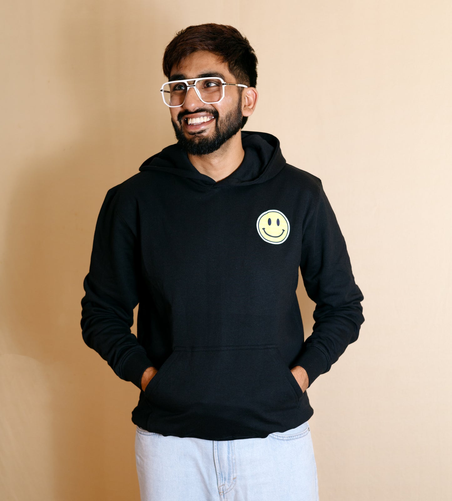 SMILEY - FULL SLEEVE GRAPHICS PRINTED HOODIE FOR MEN & WOMEN