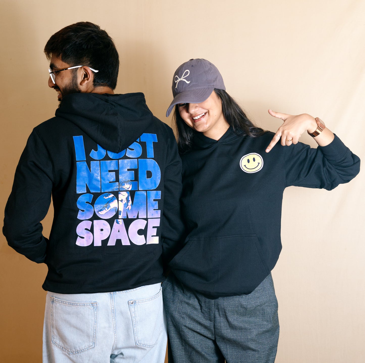 SMILEY - FULL SLEEVE GRAPHICS PRINTED HOODIE FOR MEN & WOMEN