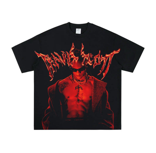 UTOPIA ECHO-Limited Edition Oversized Black Tee
