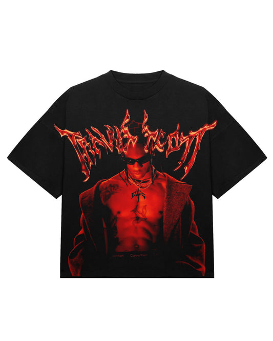UTOPIA ECHO-Limited Edition Oversized Black Tee