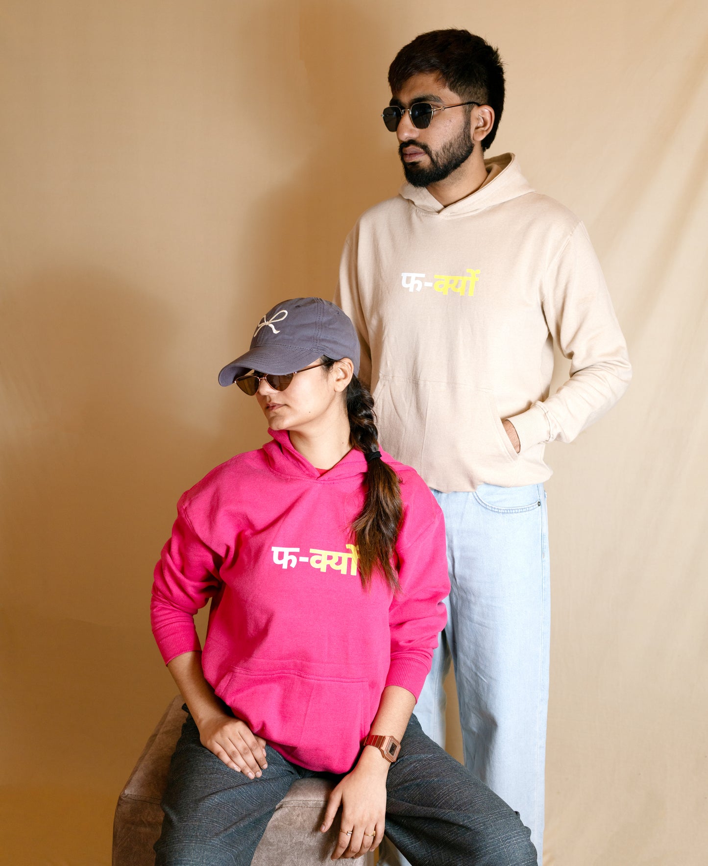 HINDI-FULL SLEEVES GRAPHIC PRINTED HOODIES FOR MEN & WOMEN