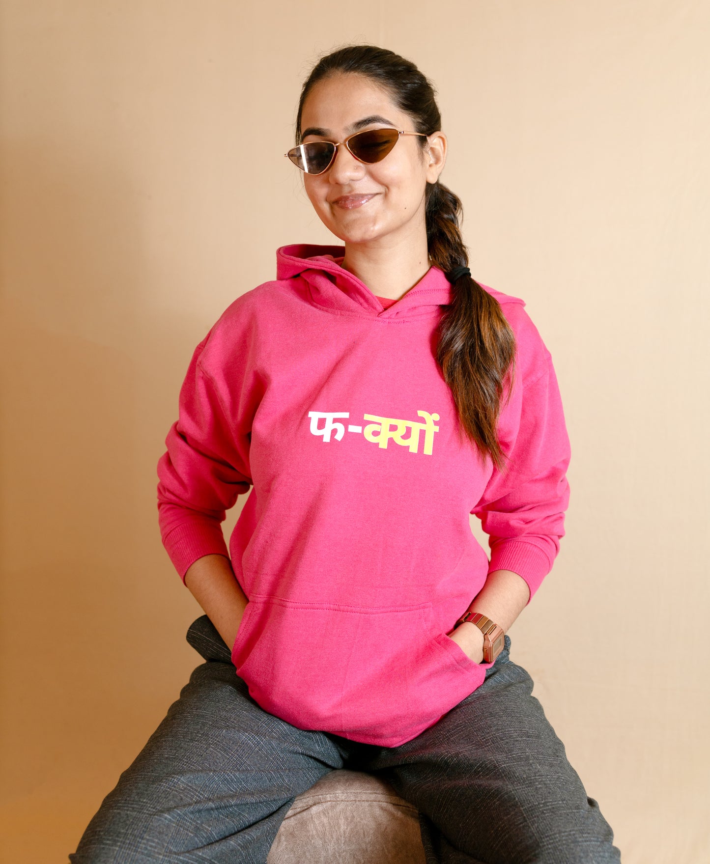 HINDI-FULL SLEEVES GRAPHIC PRINTED HOODIES FOR MEN & WOMEN
