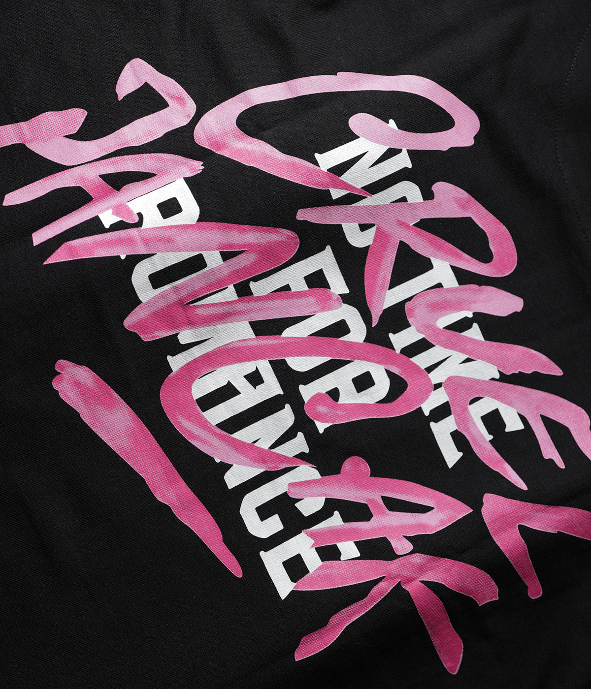 No Time For Romance- Black Crew Neck T-shirt