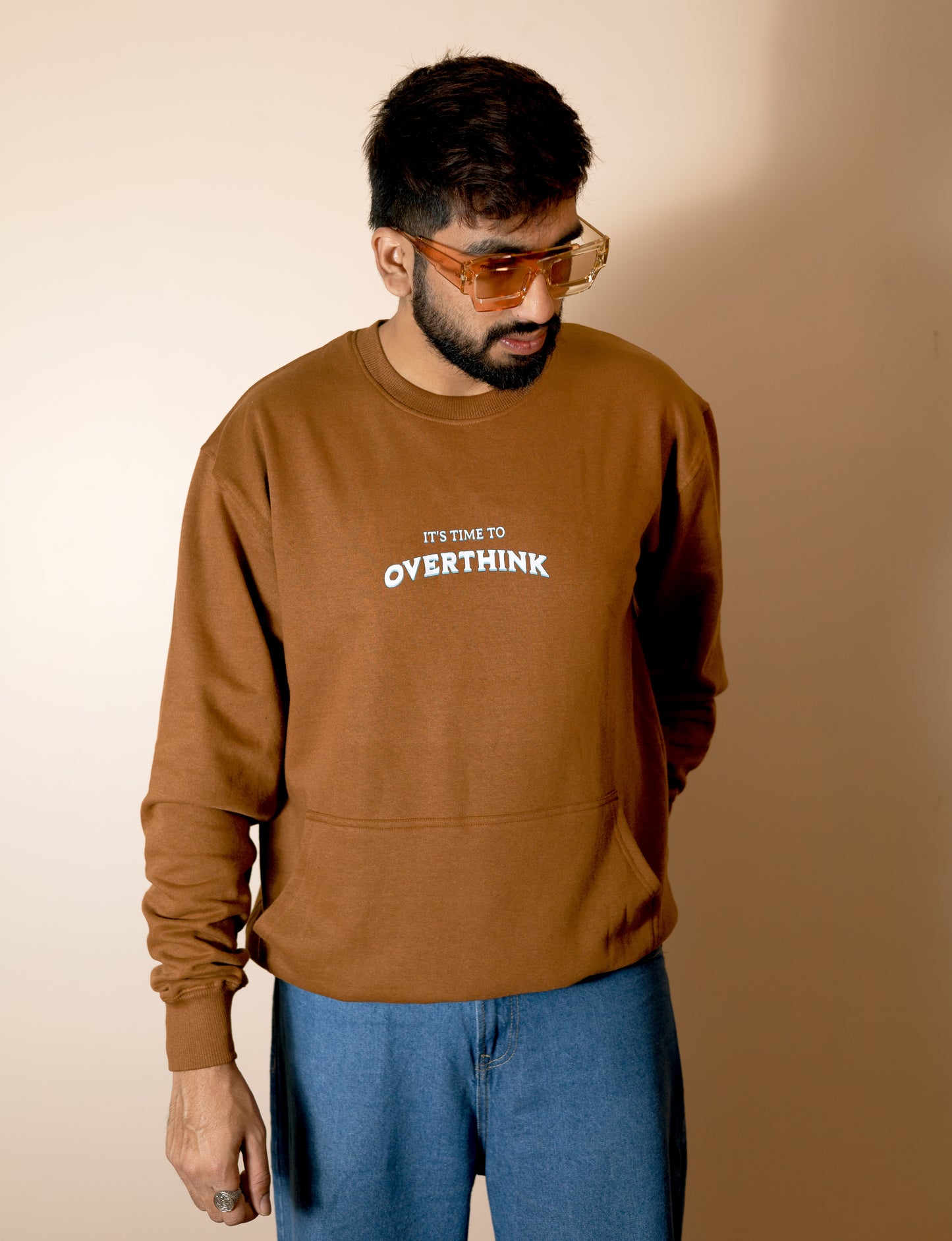 OVERTHINK-FULL SLEEVES SWEATSHIRT FOR MEN & WOMEN