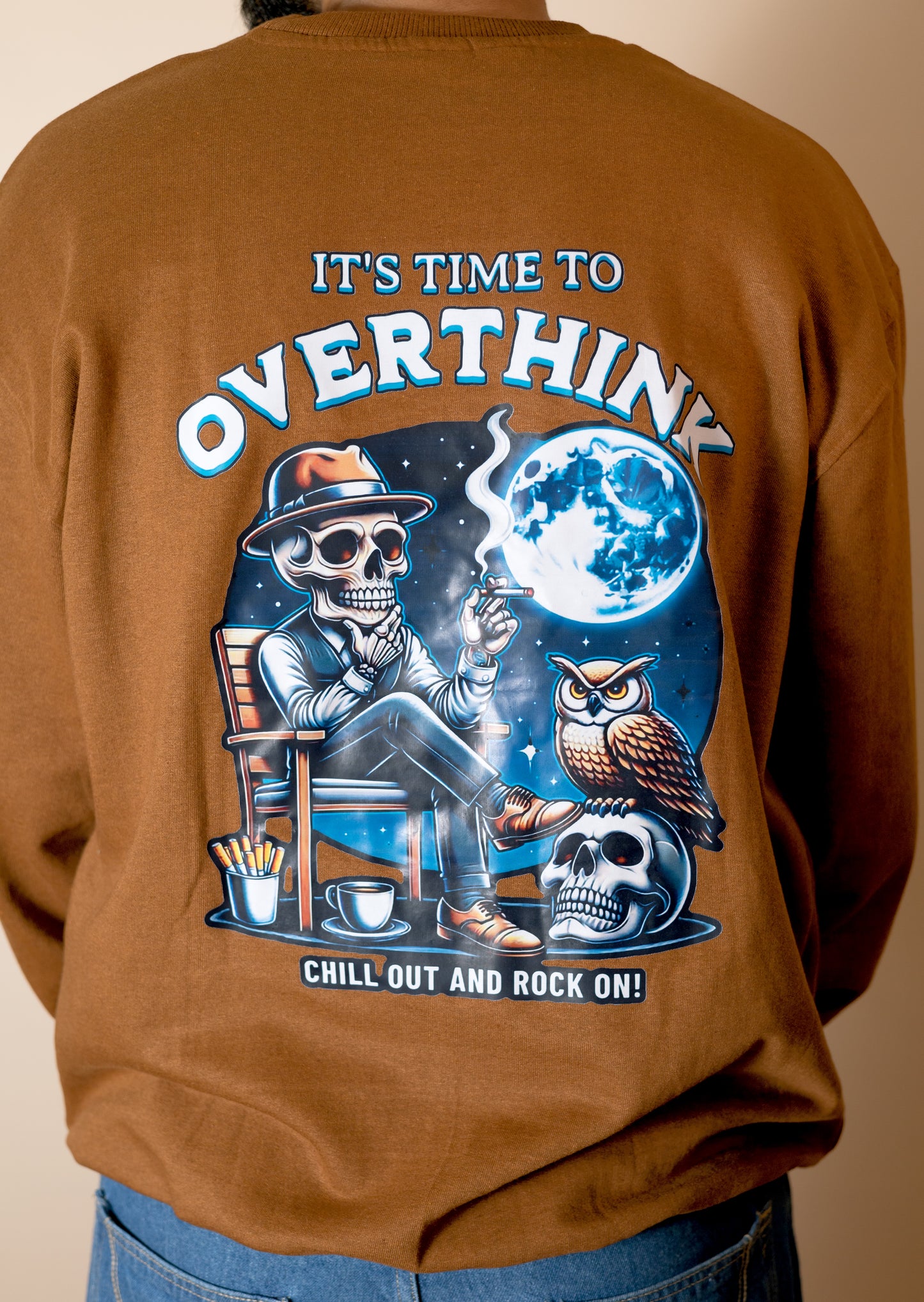 OVERTHINK-FULL SLEEVES SWEATSHIRT FOR MEN & WOMEN