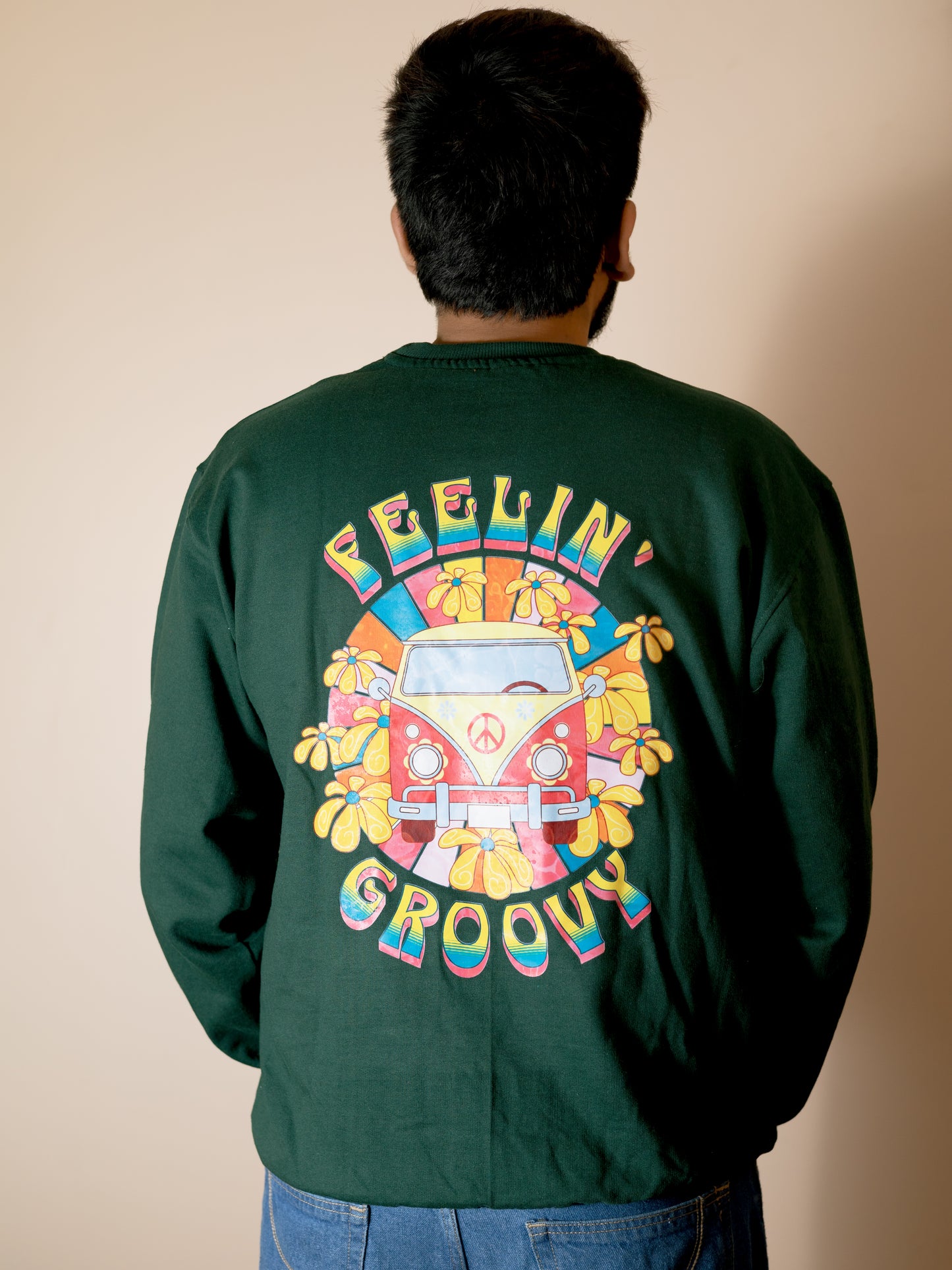 GROOVY-Full Sleeves Sweatshirt For Men & Women