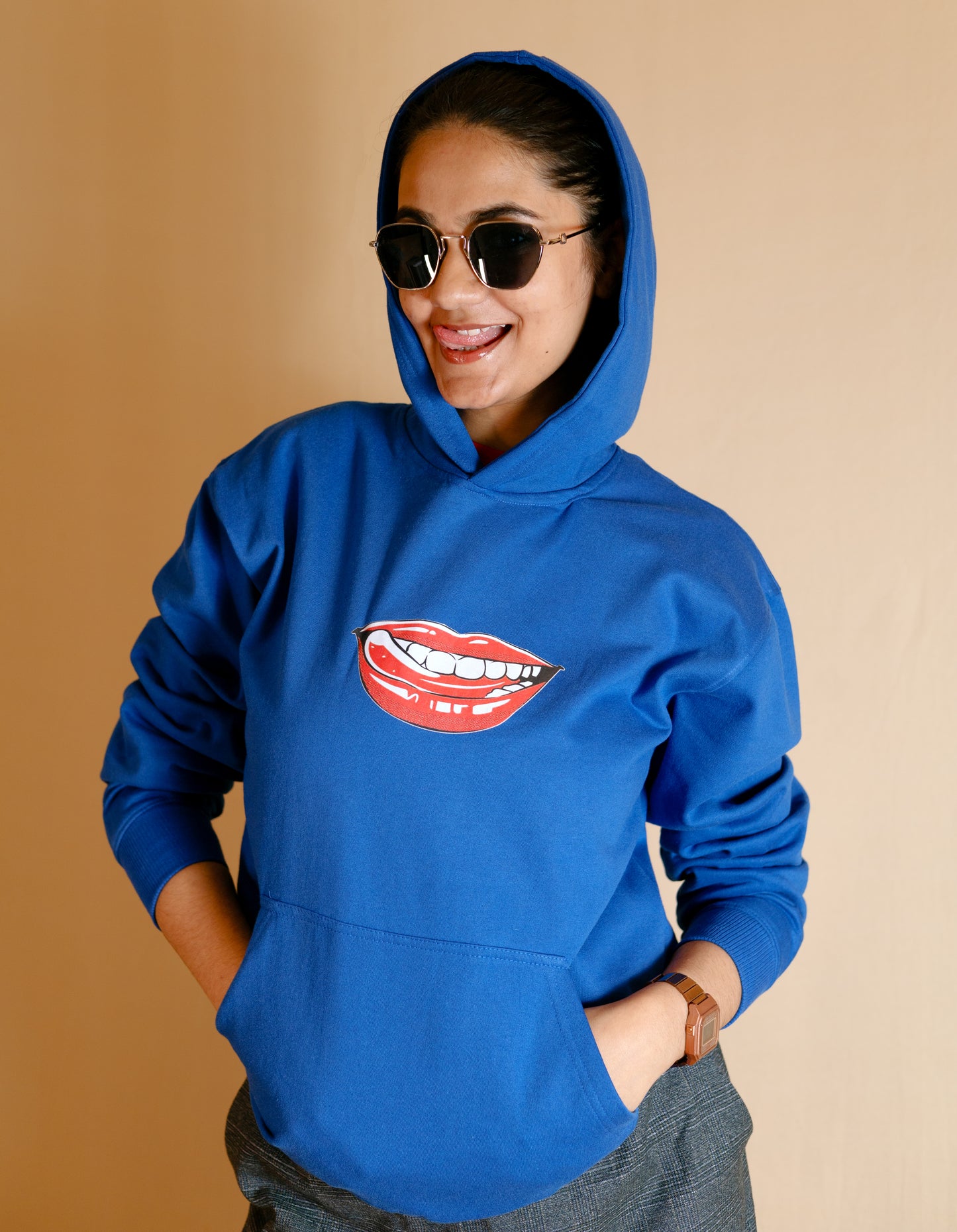 WATCH UR LIPS - FULL SLEEVE GRAPHICS PRINTED HOODIE FOR MEN & WOMEN