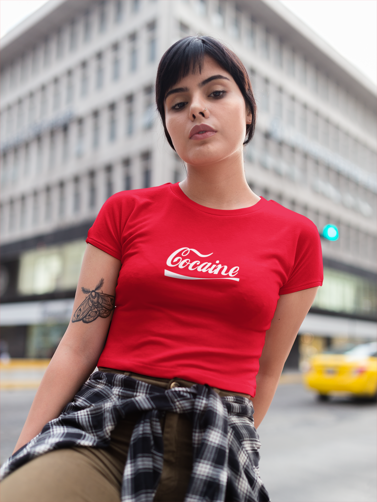 RED COCAINE- Crop Top