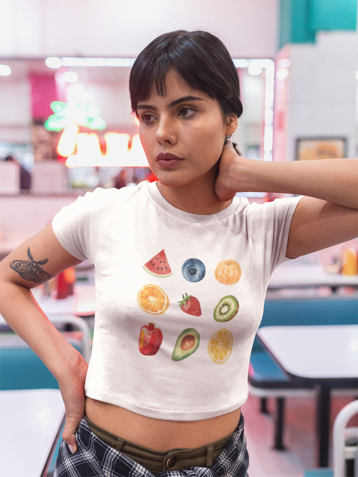 FRUIT SALAD FIT BABY TEE