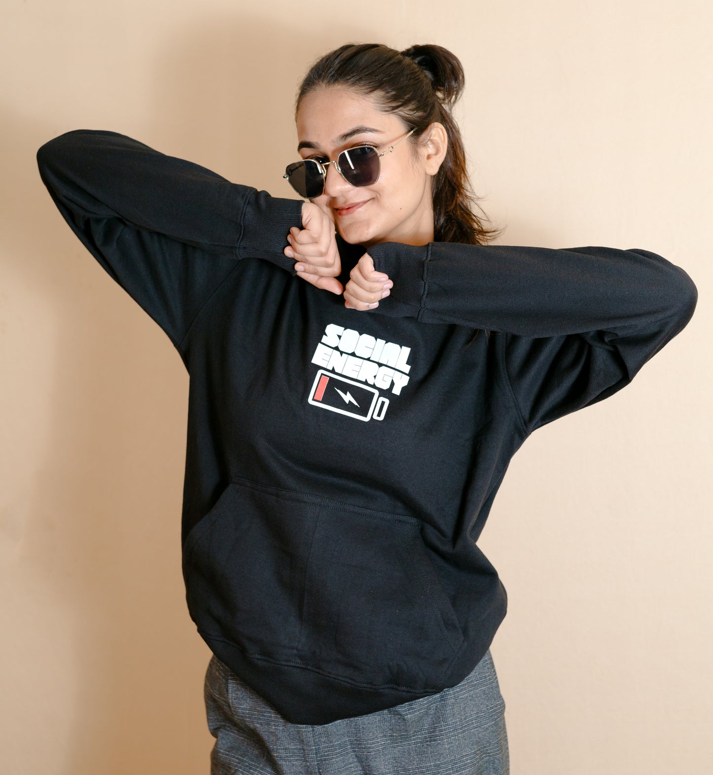 SOCIAL ENERGY-FULL SLEEVES HOODIES FOR MEN & WOMEN