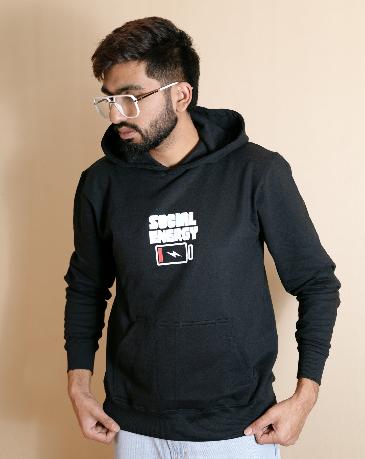 SOCIAL ENERGY-FULL SLEEVES HOODIES FOR MEN & WOMEN