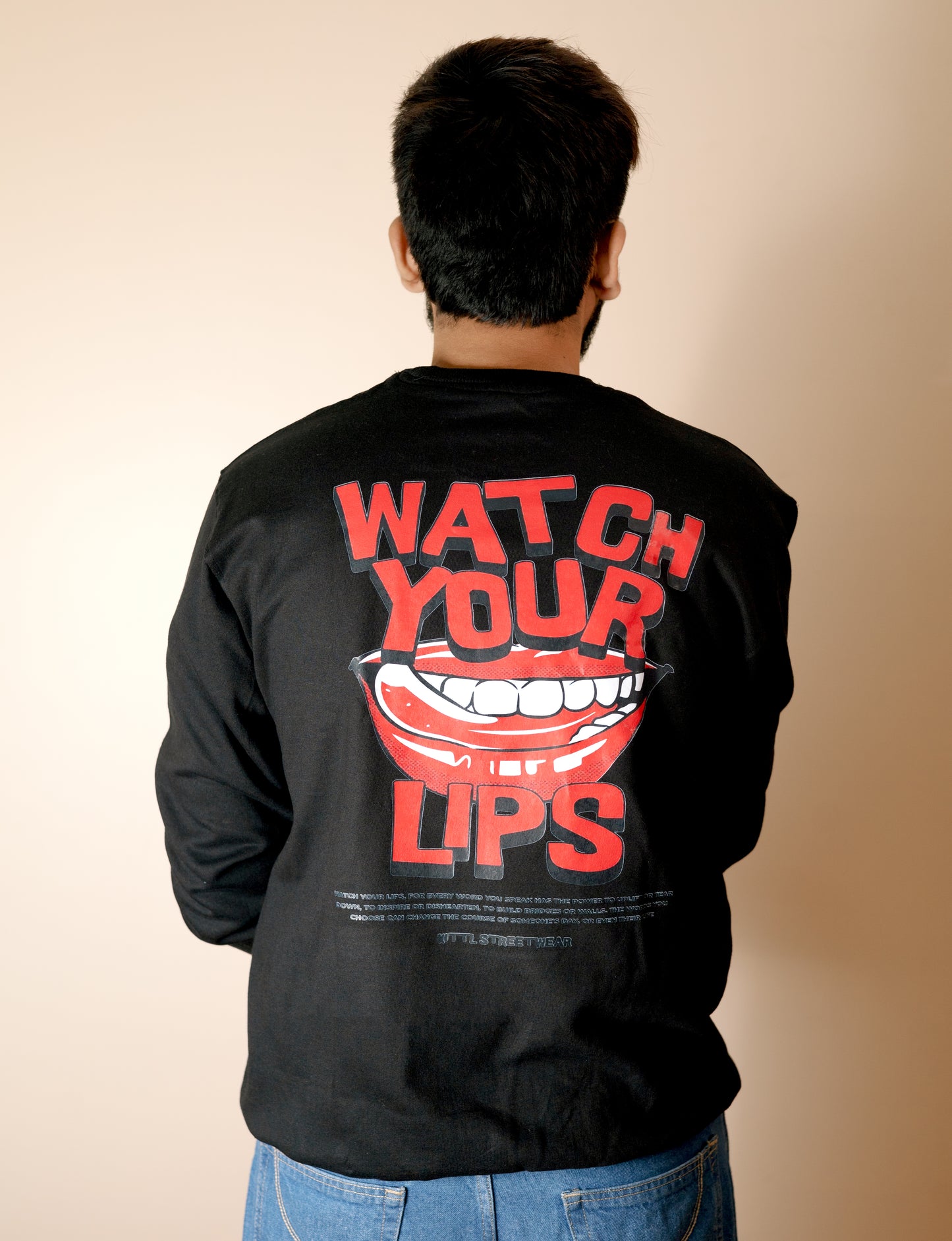LIPS-FULL SLEEVES GRAPHIC PRINTED SWEATSHIRT FOR MEN & WOMEN