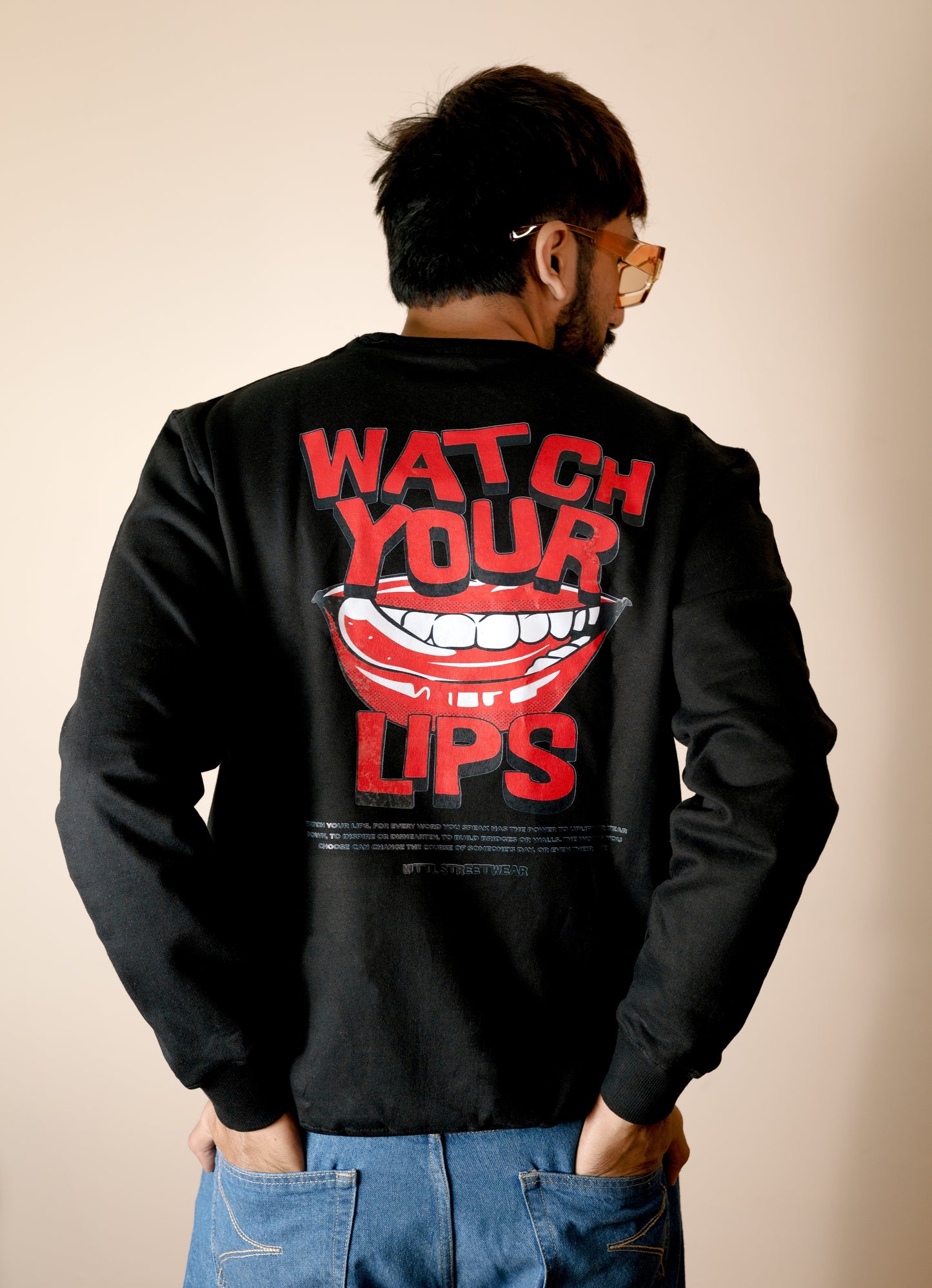 LIPS-FULL SLEEVES GRAPHIC PRINTED SWEATSHIRT FOR MEN & WOMEN