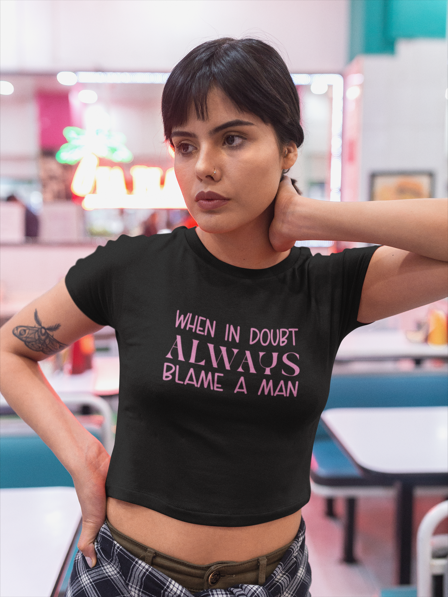 ALWAYS BALME A MAN-baby Tee