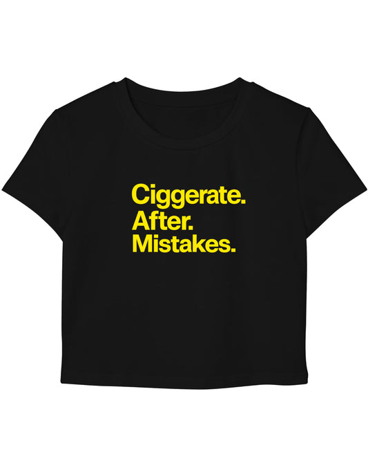 Black Baby Tee Front Design