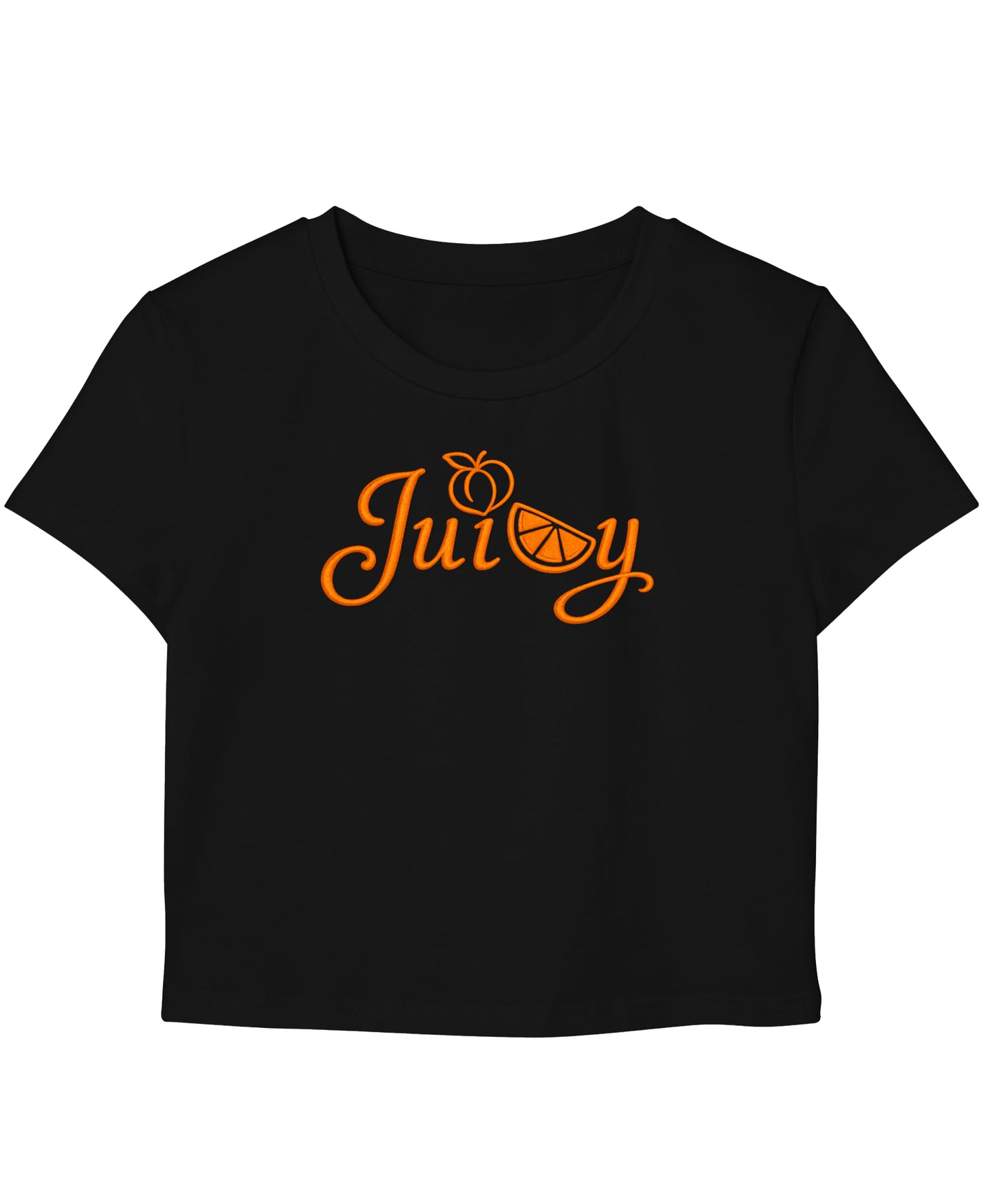 Black Baby Tee Front Design