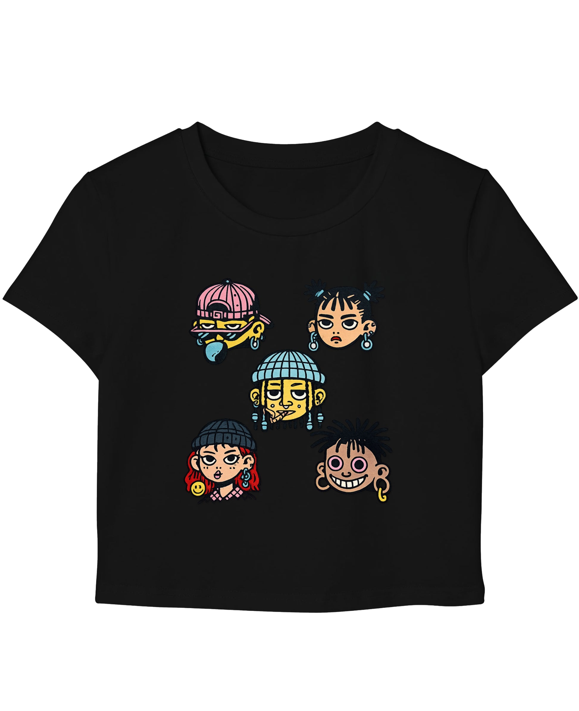 Black Baby Tee Front Design