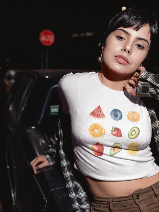 FRUIT SALAD FIT BABY TEE